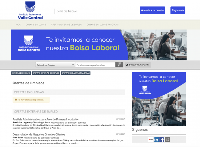 Portal de Empleos IPVC